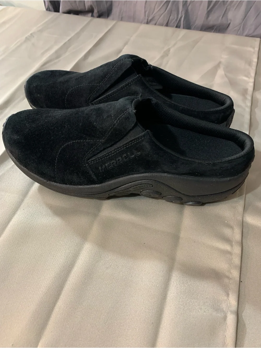 Merrell Men's Black Suede Slip-On Casual Shoes b1/19
